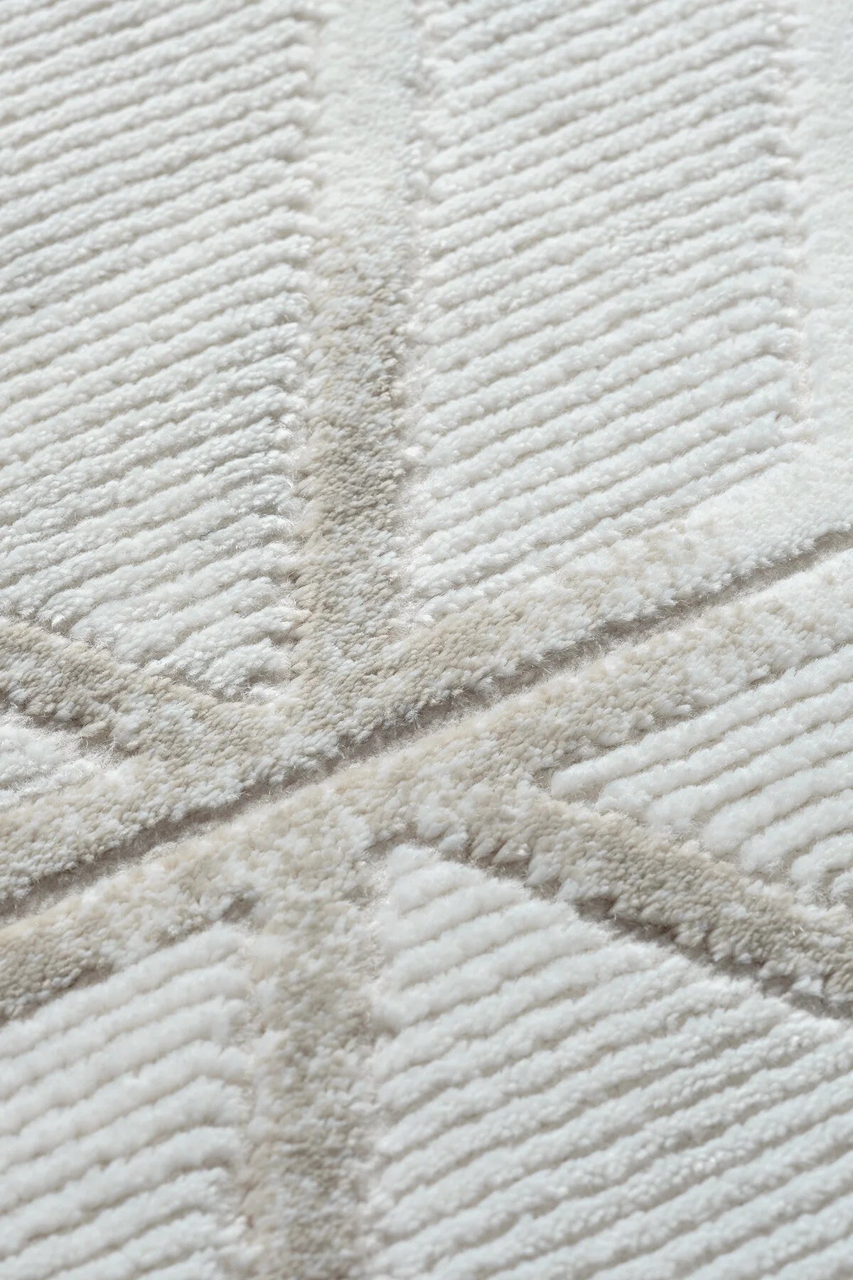 Modern Cream Bamboo Soft Area Rug – 13mm High Density Comfort– Pinterest Inspired Area Rug