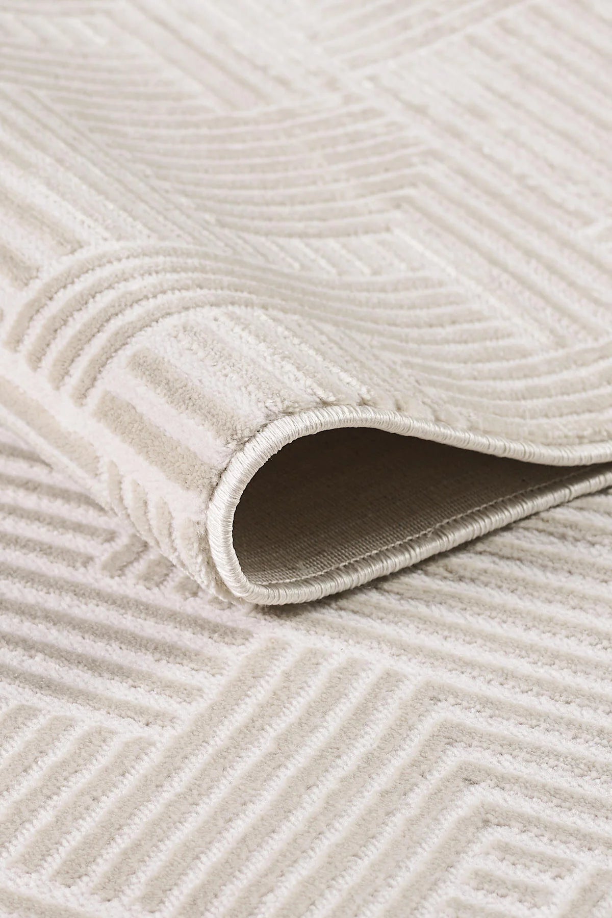 Modern Cream Bamboo Soft Area Rug – 13mm High Density Comfort– Pinterest Inspired Area Rug