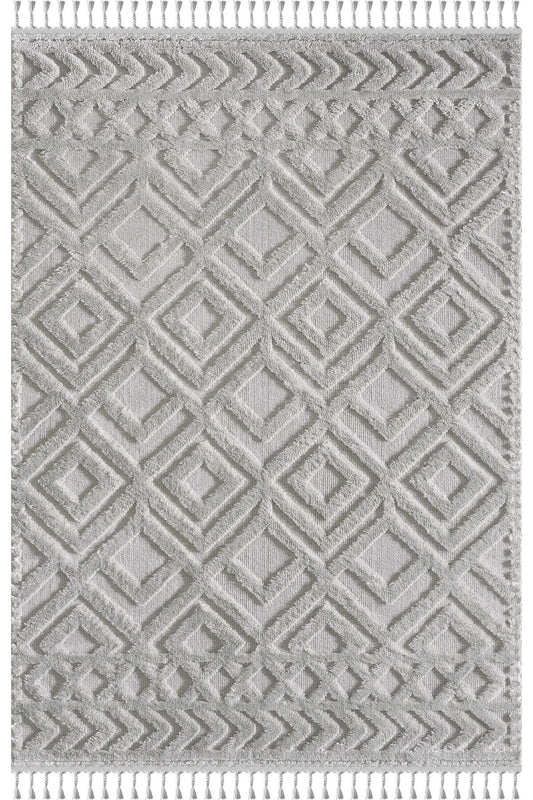 Grey Extra Soft Plush Area Rug – 30mm Thick Pile, 2500 gr/m² Premium Carpet