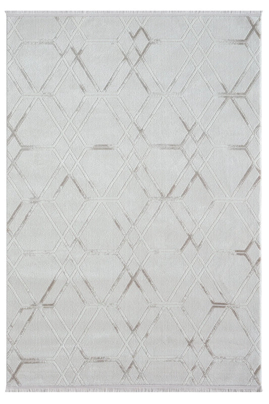 Modern Cream Bamboo Soft Area Rug – 13mm High Density Comfort– Pinterest Inspired Area Rug
