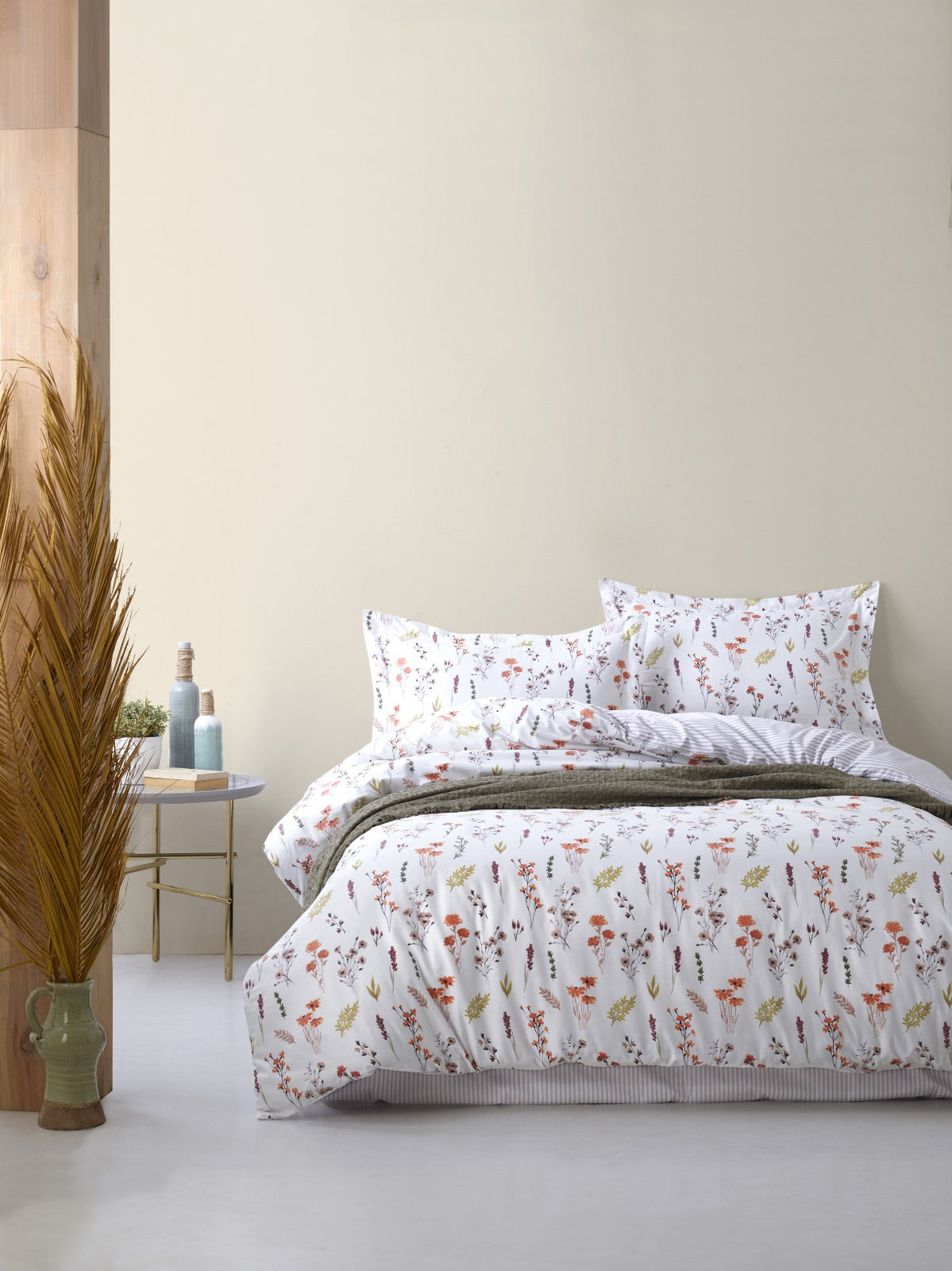 Bettwäsche-Set „Floral Dance“ | OEKO-TEX®-zertifiziertes Bettbezug-Set aus reiner Baumwolle – 144 TC