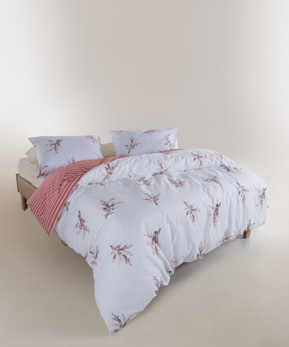 Breeze Pink Floral | Bettwäsche-Set aus Baumwolle „The Pink Whisper“ – OEKO-TEX®-zertifiziert