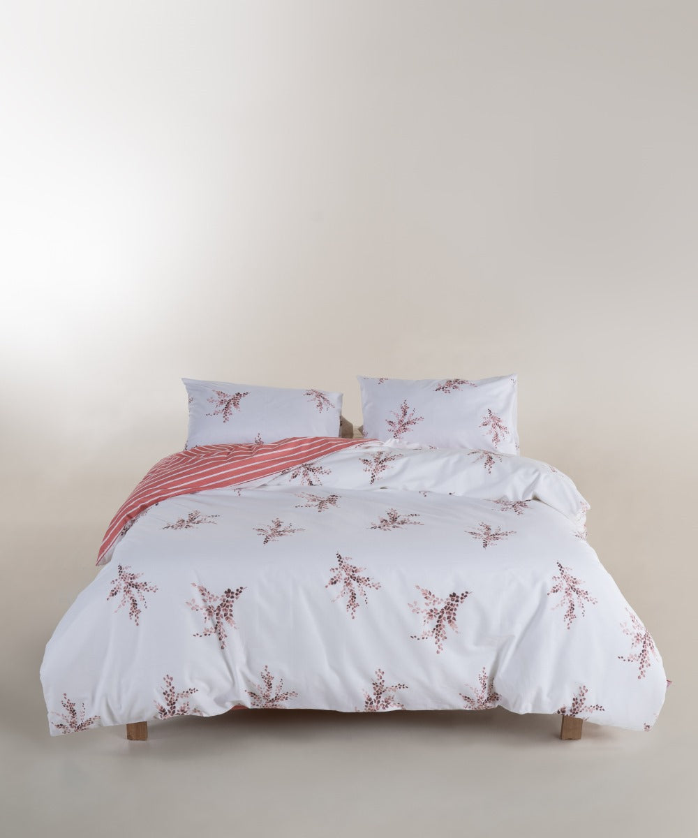 Breeze Pink Floral | Bettwäsche-Set aus Baumwolle „The Pink Whisper“ – OEKO-TEX®-zertifiziert