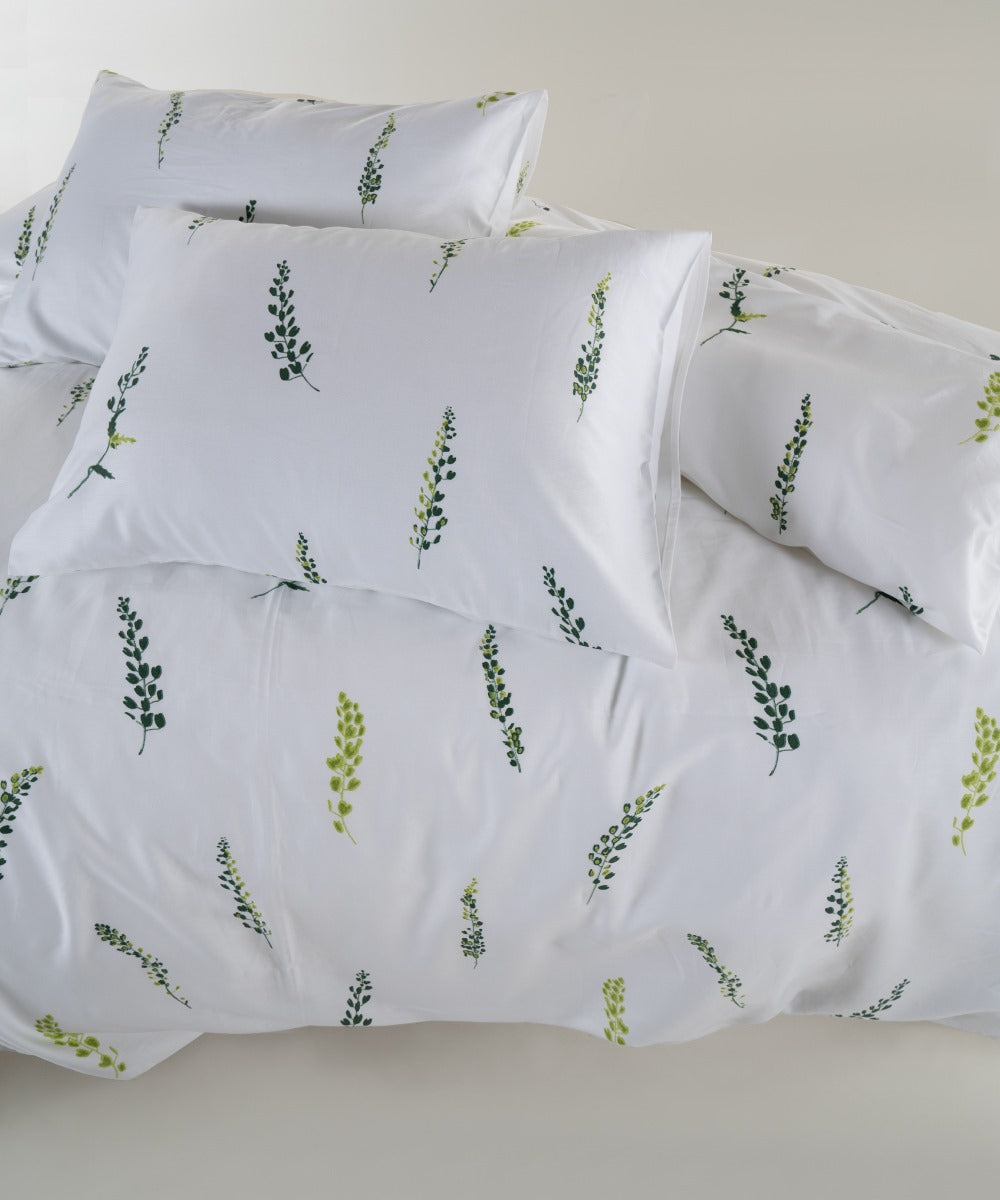 Olive Meadow | Bettwäsche-Set aus 210-Faden-Satin – OEKO-TEX®-zertifiziert