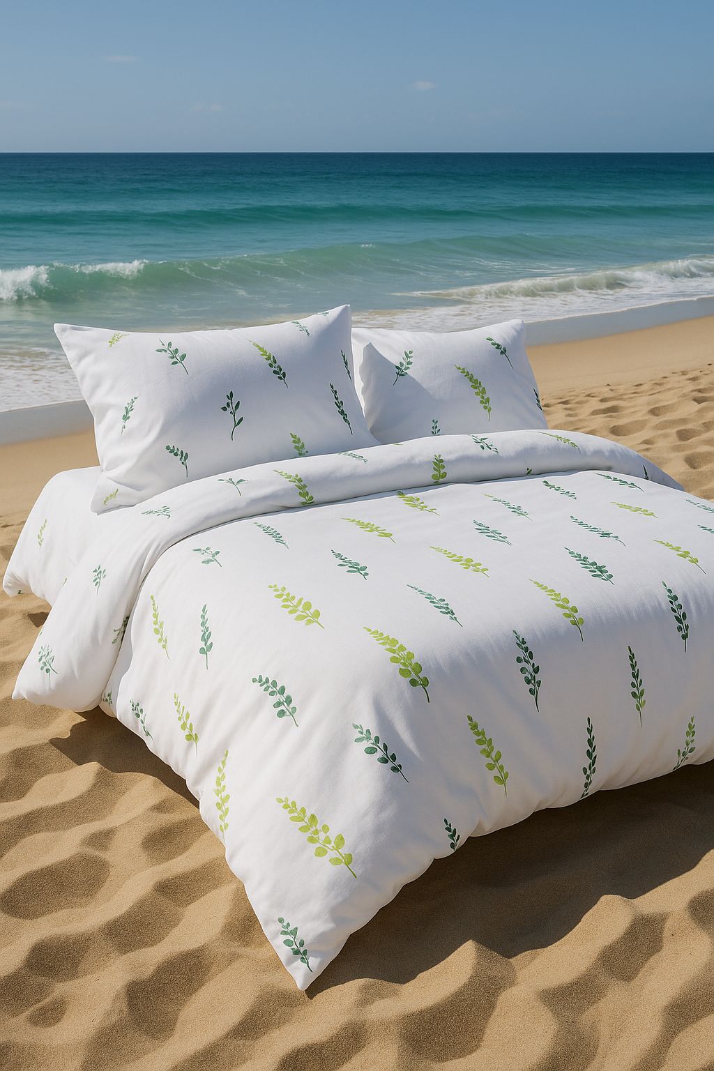Olive Meadow | Bettwäsche-Set aus 210-Faden-Satin – OEKO-TEX®-zertifiziert