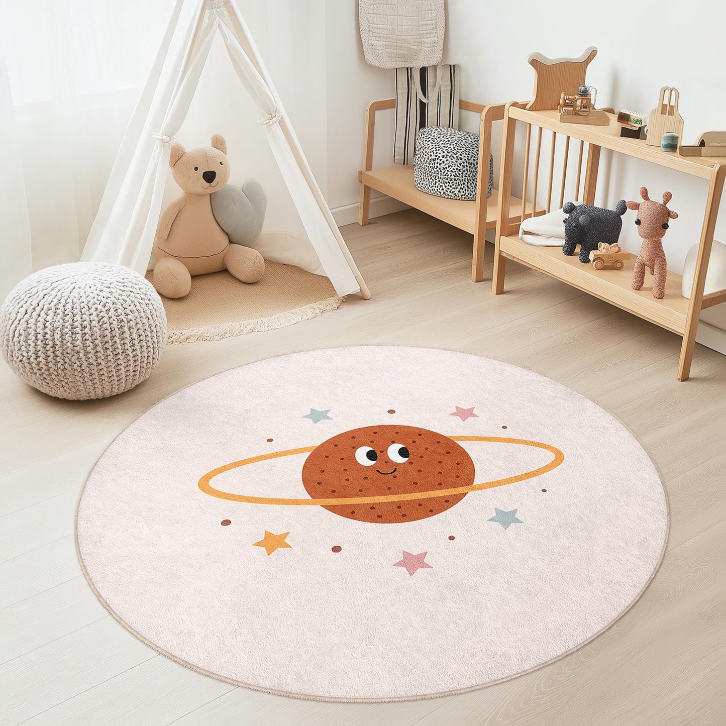 Planet Kids Teppich: Weiche Spielmatte für Kinderzimmer und Spielzimmer
