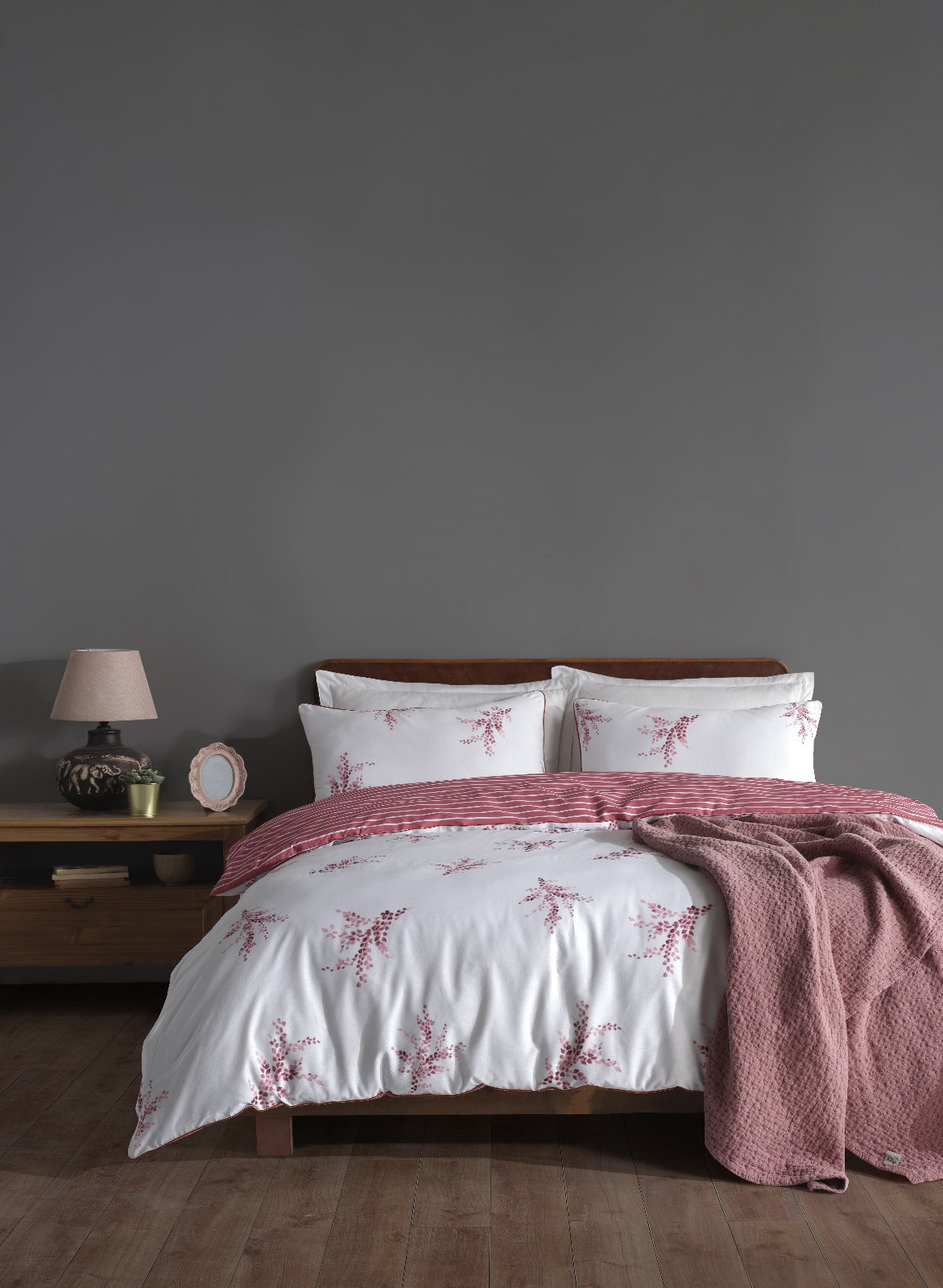 Breeze Pink Floral | Bettwäsche-Set aus Baumwolle „The Pink Whisper“ – OEKO-TEX®-zertifiziert