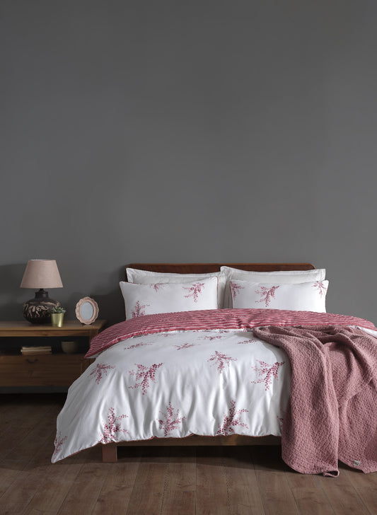 Breeze Pink Floral | Bettwäsche-Set aus Baumwolle „The Pink Whisper“ – OEKO-TEX®-zertifiziert